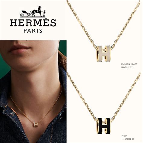 hermes mini pop h necklace price|Hermes pop h pendant.